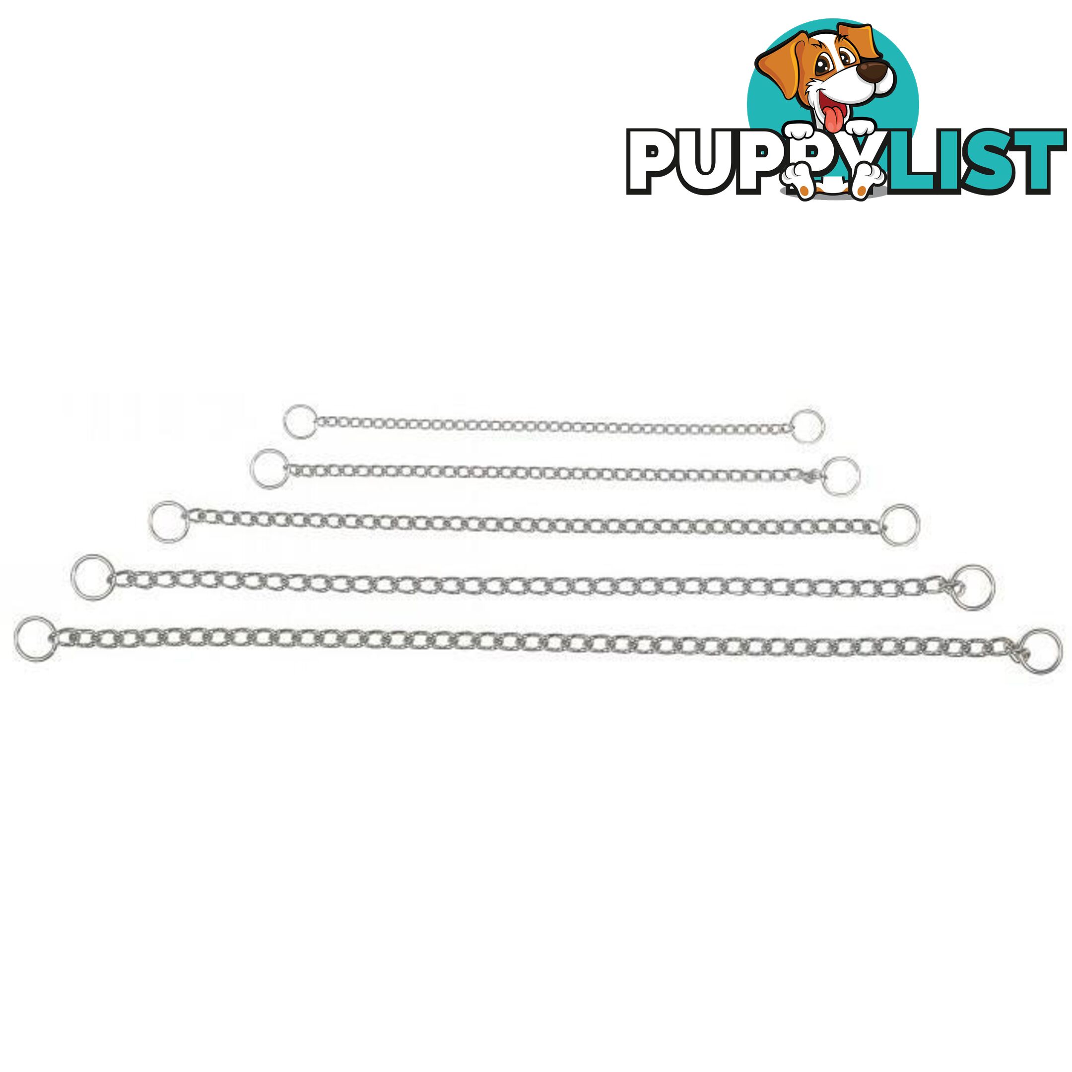 Dog Collar Chain Correction Choke Chrome Prestige - PPP-CP-3018
