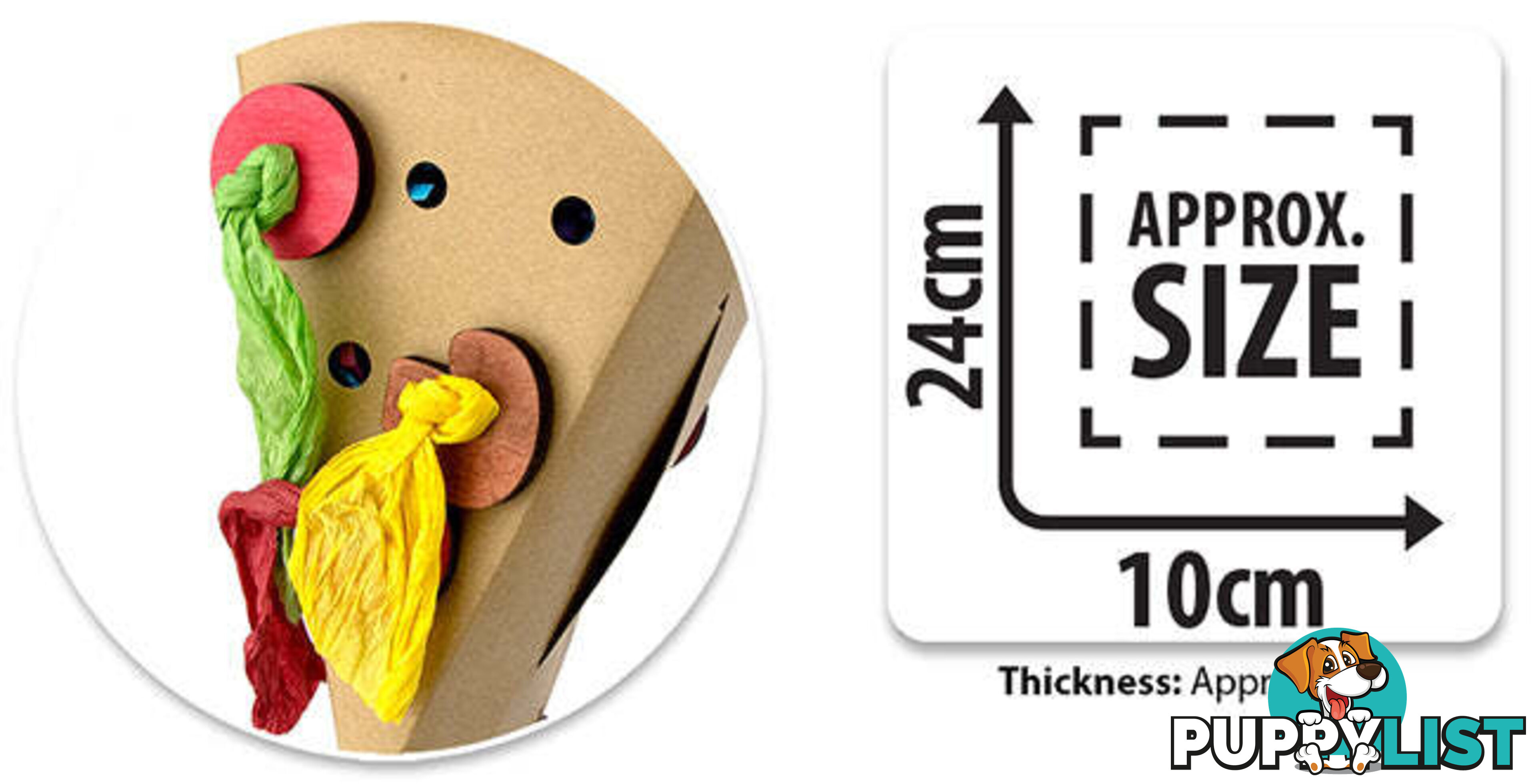BIRD TOY DESTRUCTIVE - SHREDZ PIZZA PULLER - BAINBRIDGE - BB-A8484