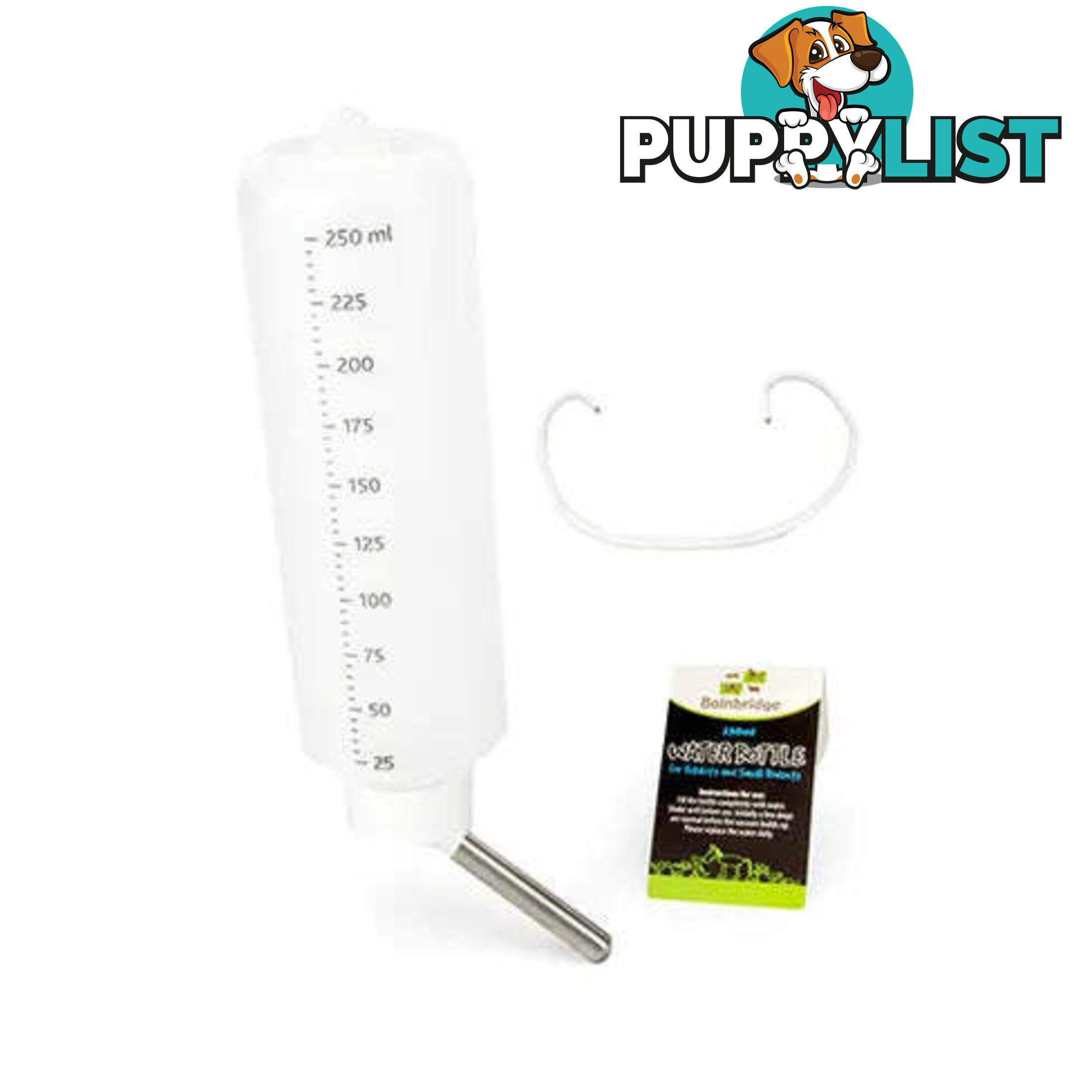 SMALL ANIMAL PLASTIC WATER BOTTLE - BAINBRIDGE - BB-A8118