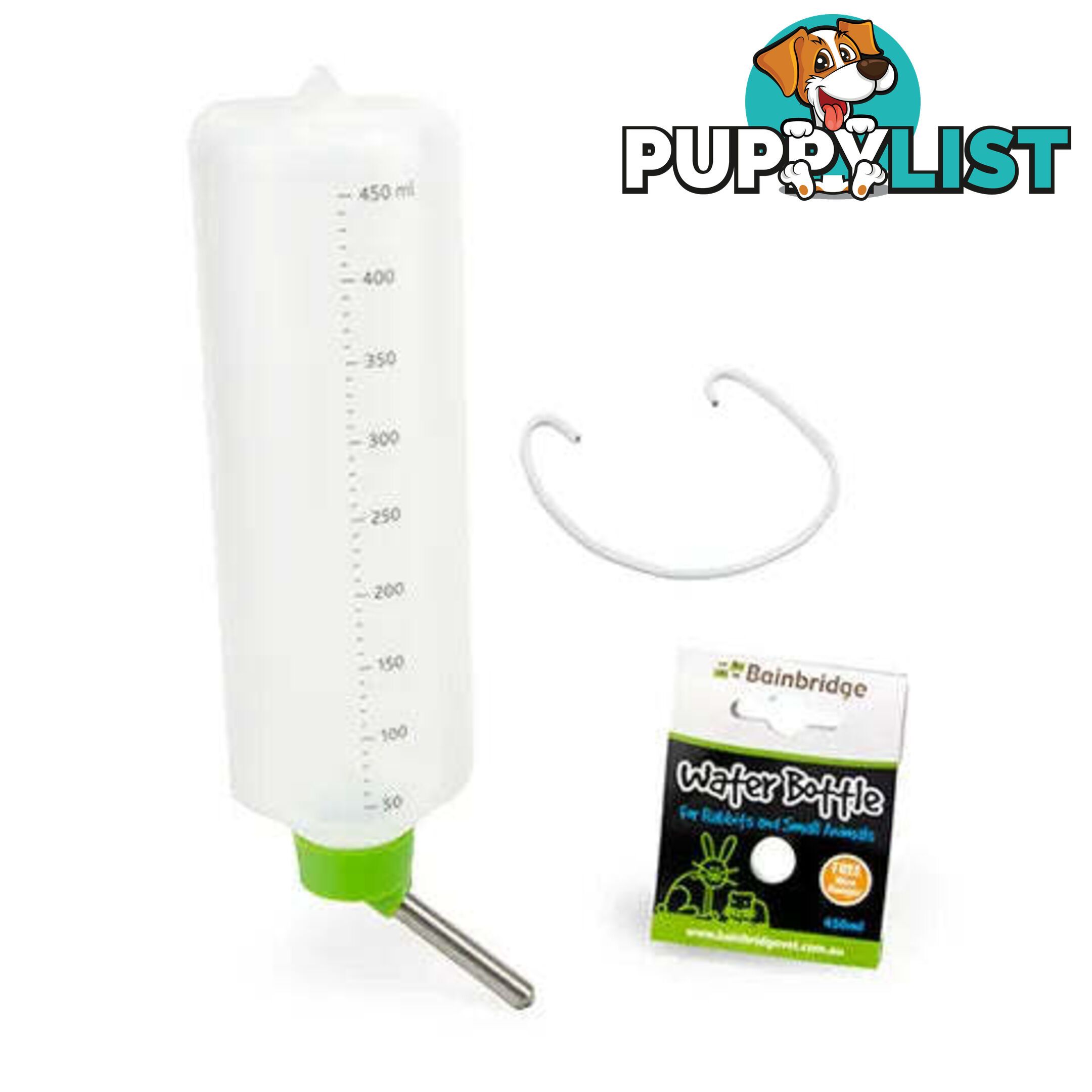 SMALL ANIMAL PLASTIC WATER BOTTLE - BAINBRIDGE - BB-A8118