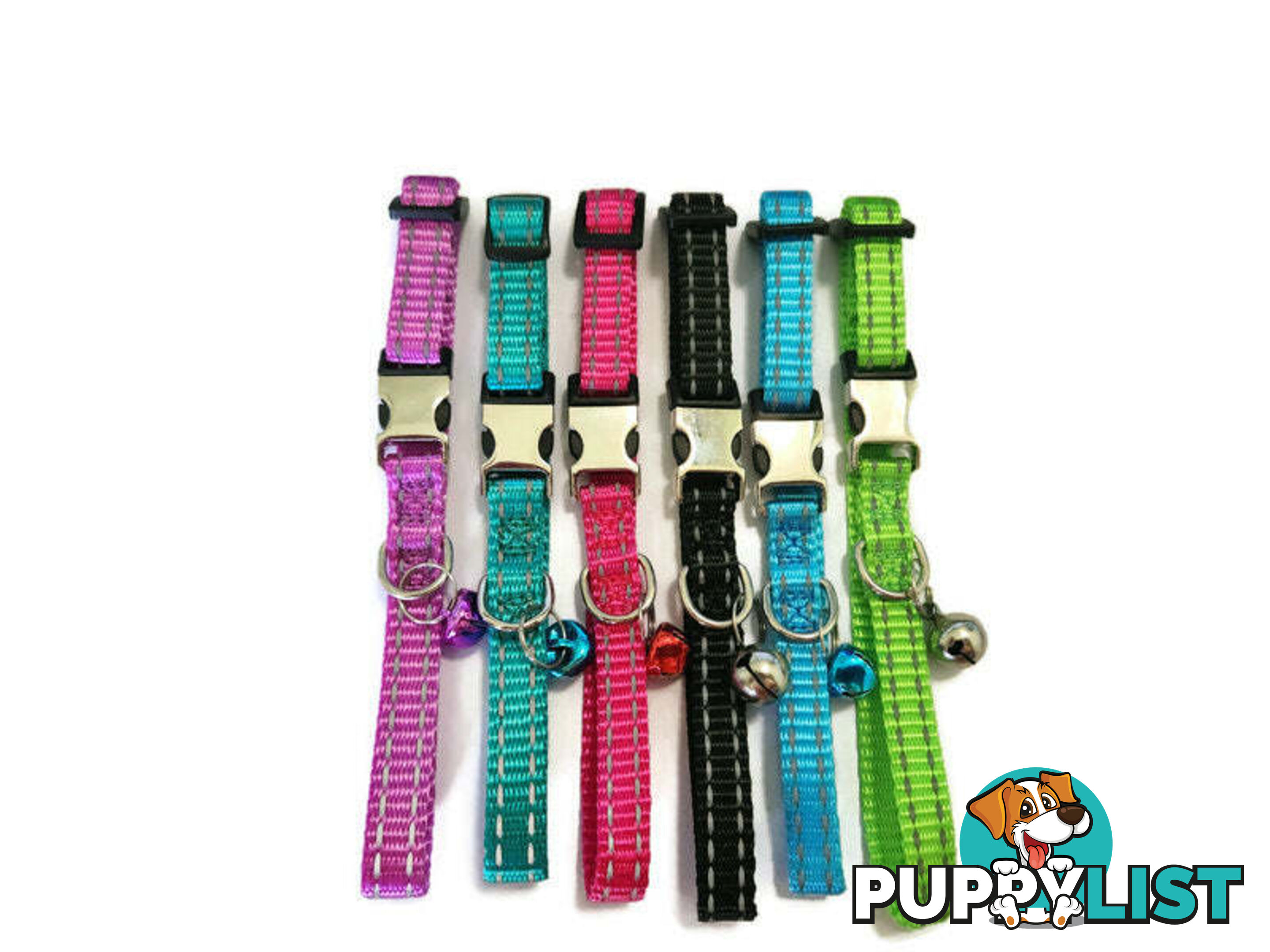 Cat/Puppy Collar Reflective - Moondidley Pets - MDPCOLCATREFTUR