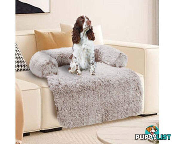 Pet Sofa Bed Dog Cover - Calming Sofa Protector Cushion/Plush Mat - V360-PTPC0003-GC-XL