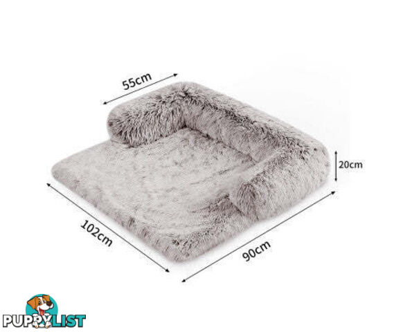Pet Sofa Bed Dog Cover - Calming Sofa Protector Cushion/Plush Mat - V360-PTPC0003-GC-XL