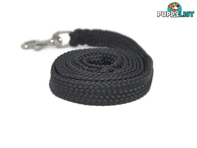 1.8m to 10m Long Dog Lead No Stitching Tough Yarnix 20mm Wide - YNXLD2010SSREDGRN