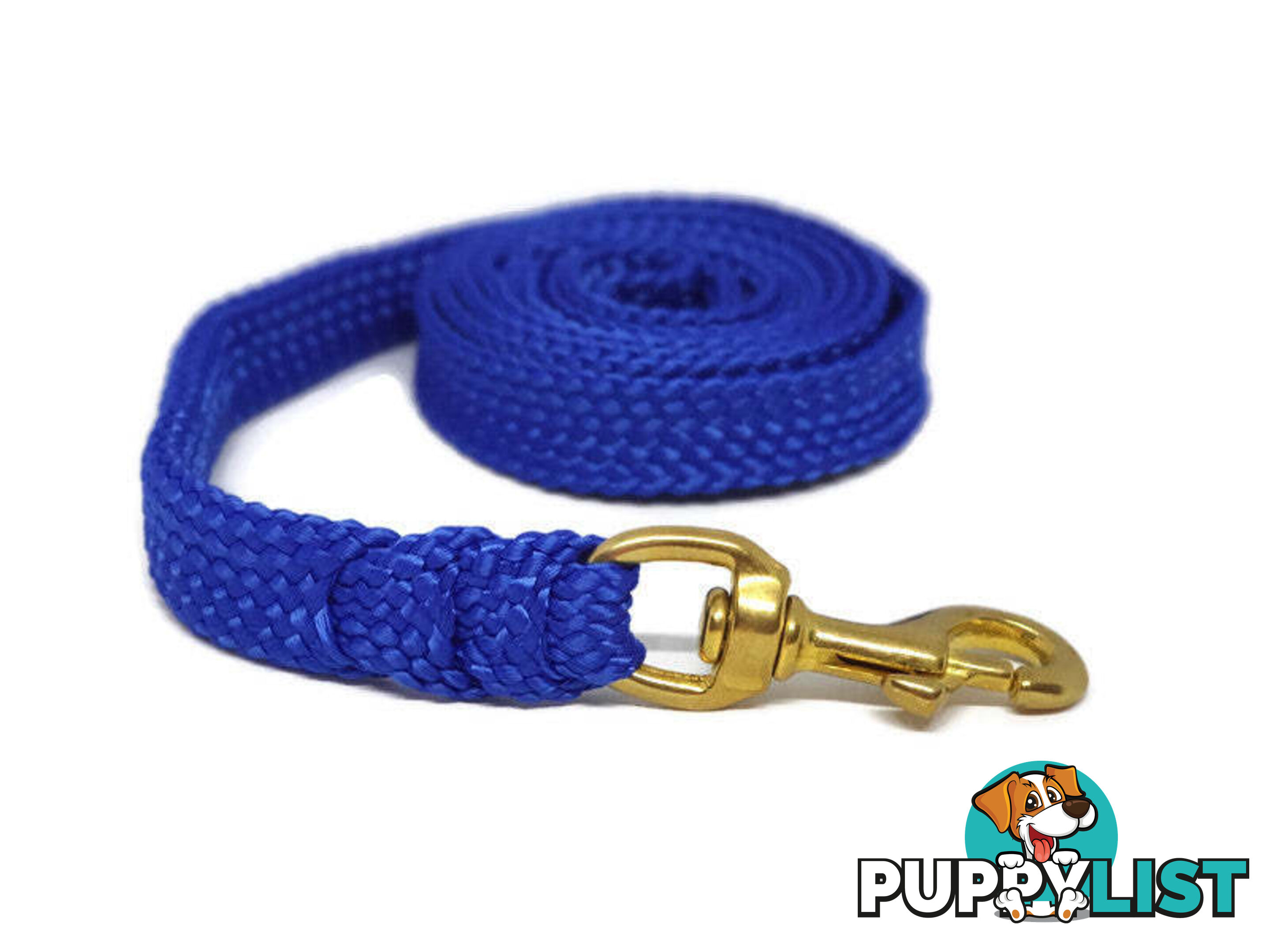1.8m to 10m Long Dog Lead No Stitching Tough Yarnix 20mm Wide - YNXLD2010SSREDGRN
