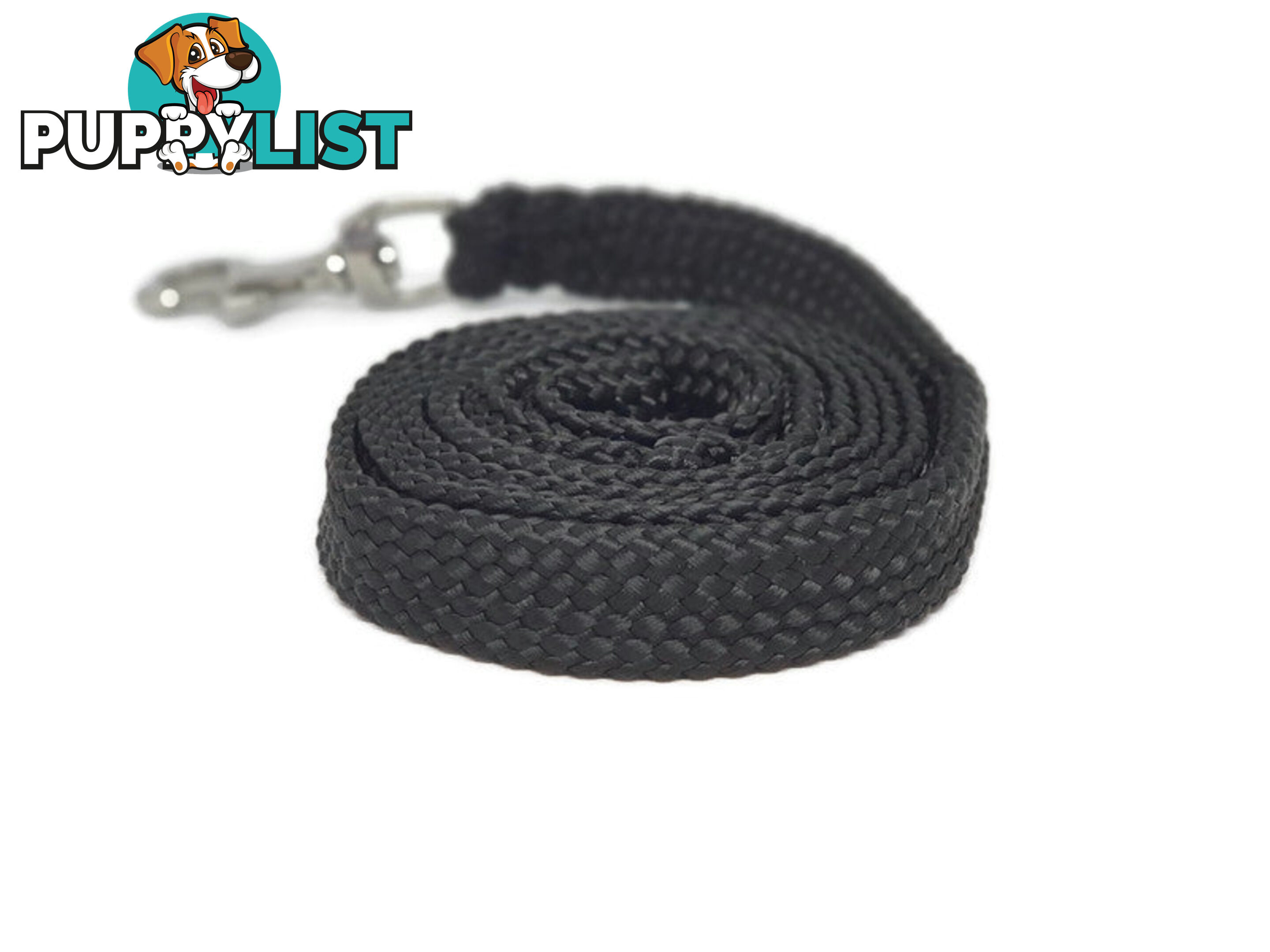 1.8m to 10m Long Dog Lead No Stitching Tough Yarnix 20mm Wide - YNXLD2010SSREDGRN