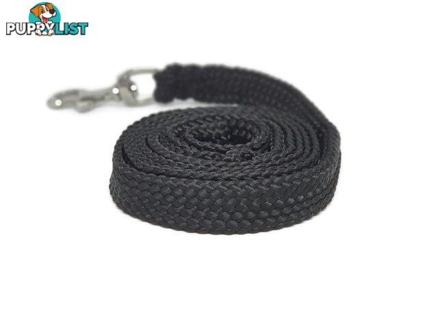 1.8m to 10m Long Dog Lead No Stitching Tough Yarnix 20mm Wide - YNXLD2010SSREDGRN