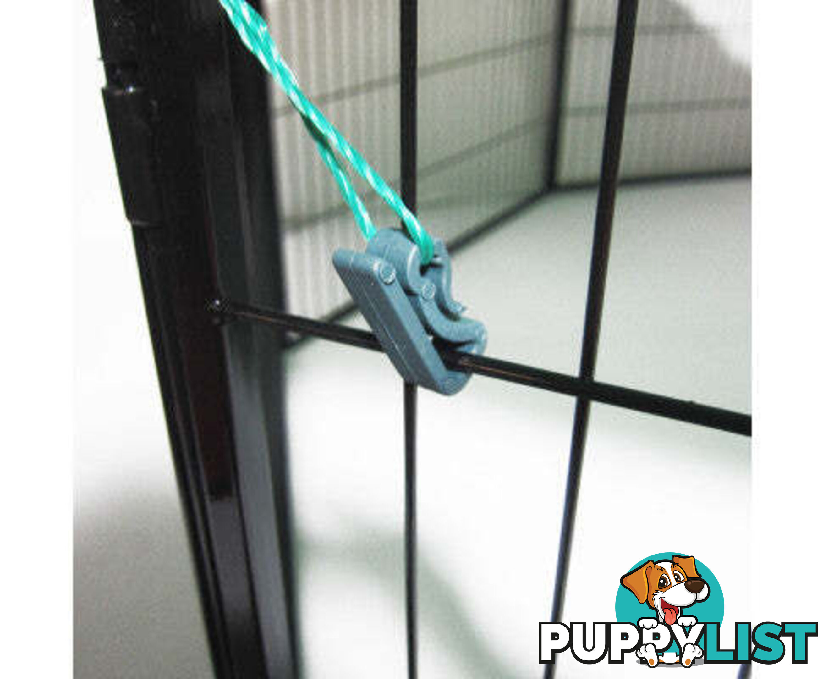 Paw Mate Green Net Cover for Pet Playpen Dog Exercise Enclosure Fence Cage - V274-PET-PPCV24-GN