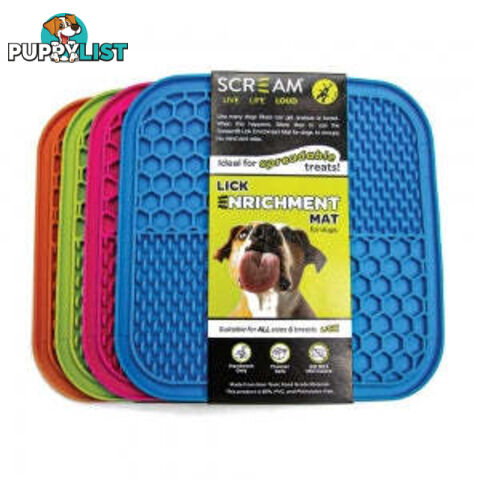 Lick Enrichment Mat - Scream - PPP-49-SLM04