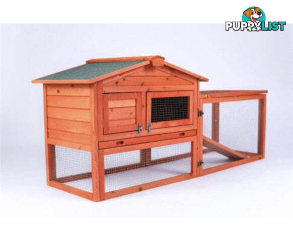 YES4PETS Wooden Rabbit Hutch - Guinea Pig Cage - V278-RH317