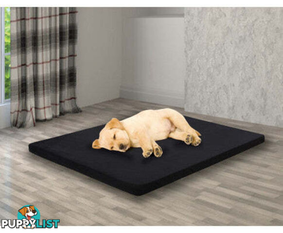 Pet Bed Mattress Dog Cat Memory Foam Pad Mat Cushion 110CM XL - V63-833431