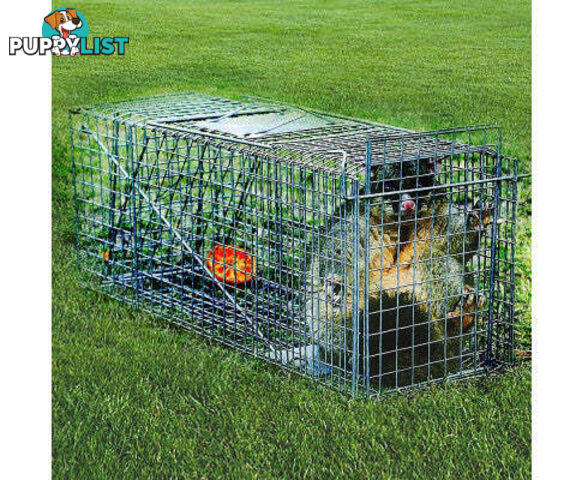 Trap Humane Possum Cage Live Animal Safe Catch Rabbit Cat Hare Fox Bird - V63-833601