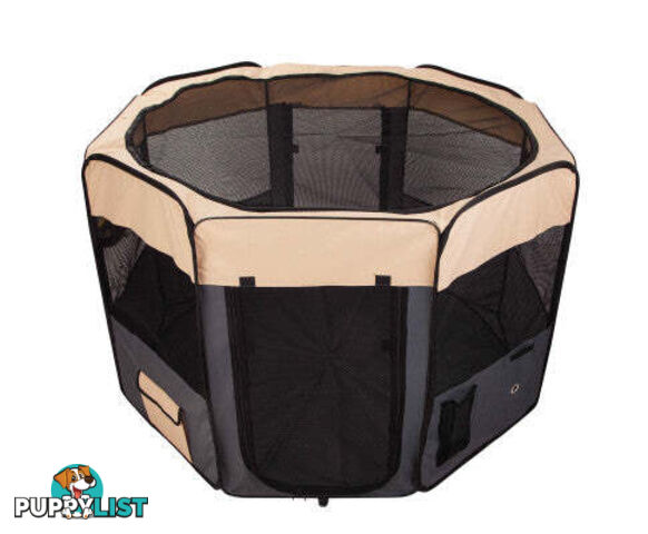 Paw Mate Pet Portable Soft Playpen/Crate/Cage - V274-PET-3025XL-GY