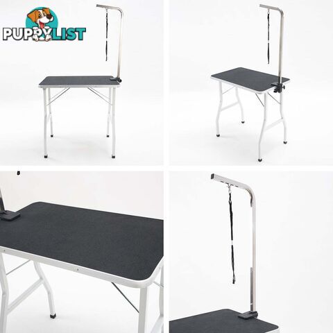 Pet Dog Cat Grooming Salon Table 78cm BLACK - V274-PET-PGT101-BK