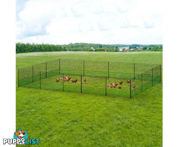 i.Pet Poultry Chicken Fence Netting Electric wire Ducks Goose Coop - PET-CF-50X125-BK