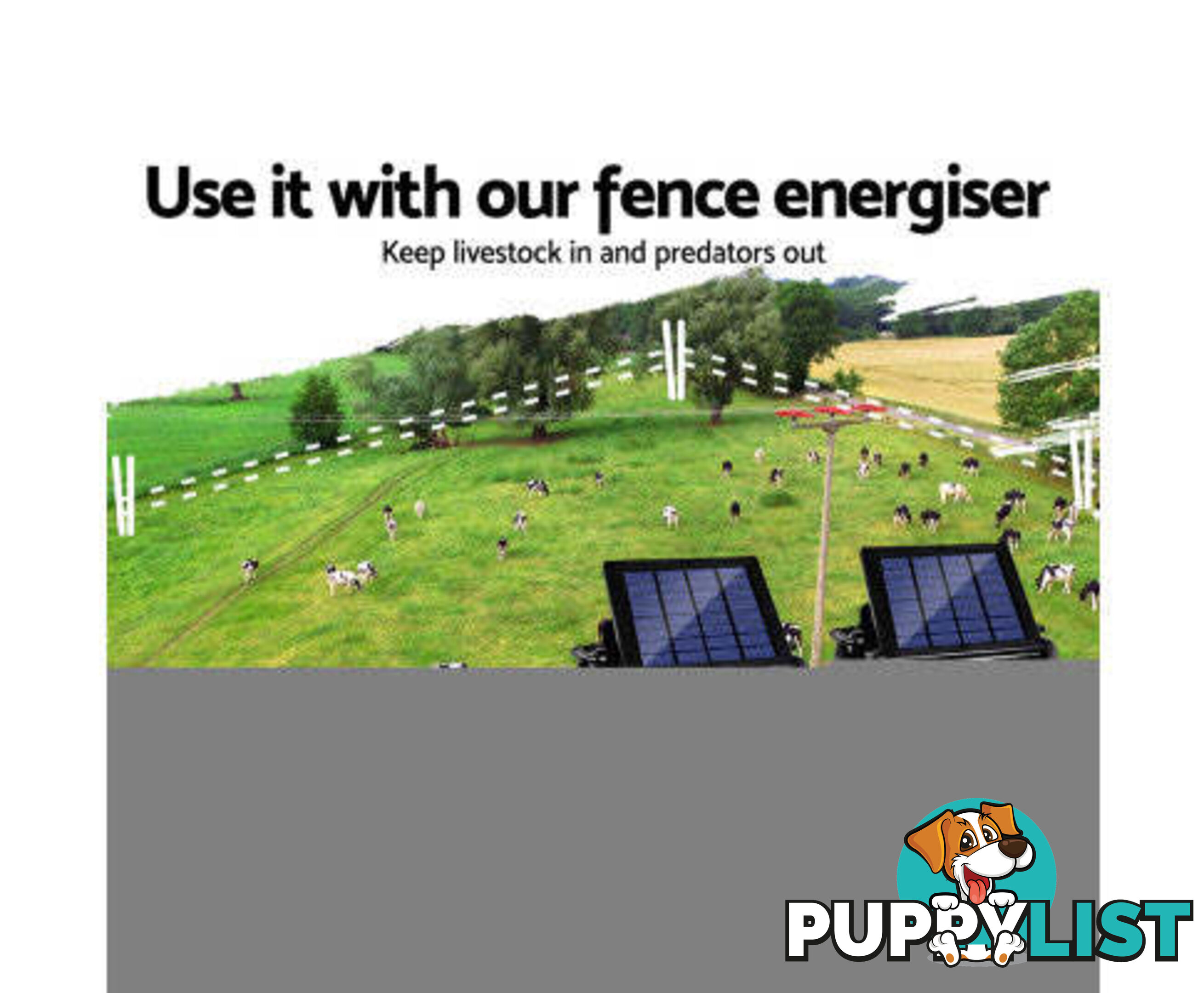 i.Pet Poultry Chicken Fence Netting Electric wire Ducks Goose Coop - PET-CF-50X125-BK