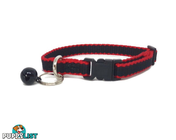 100% Pure Bamboo Fibre Cat Collar Plastic Buckle - Moondidley Pets - MDPCOLCATPNK