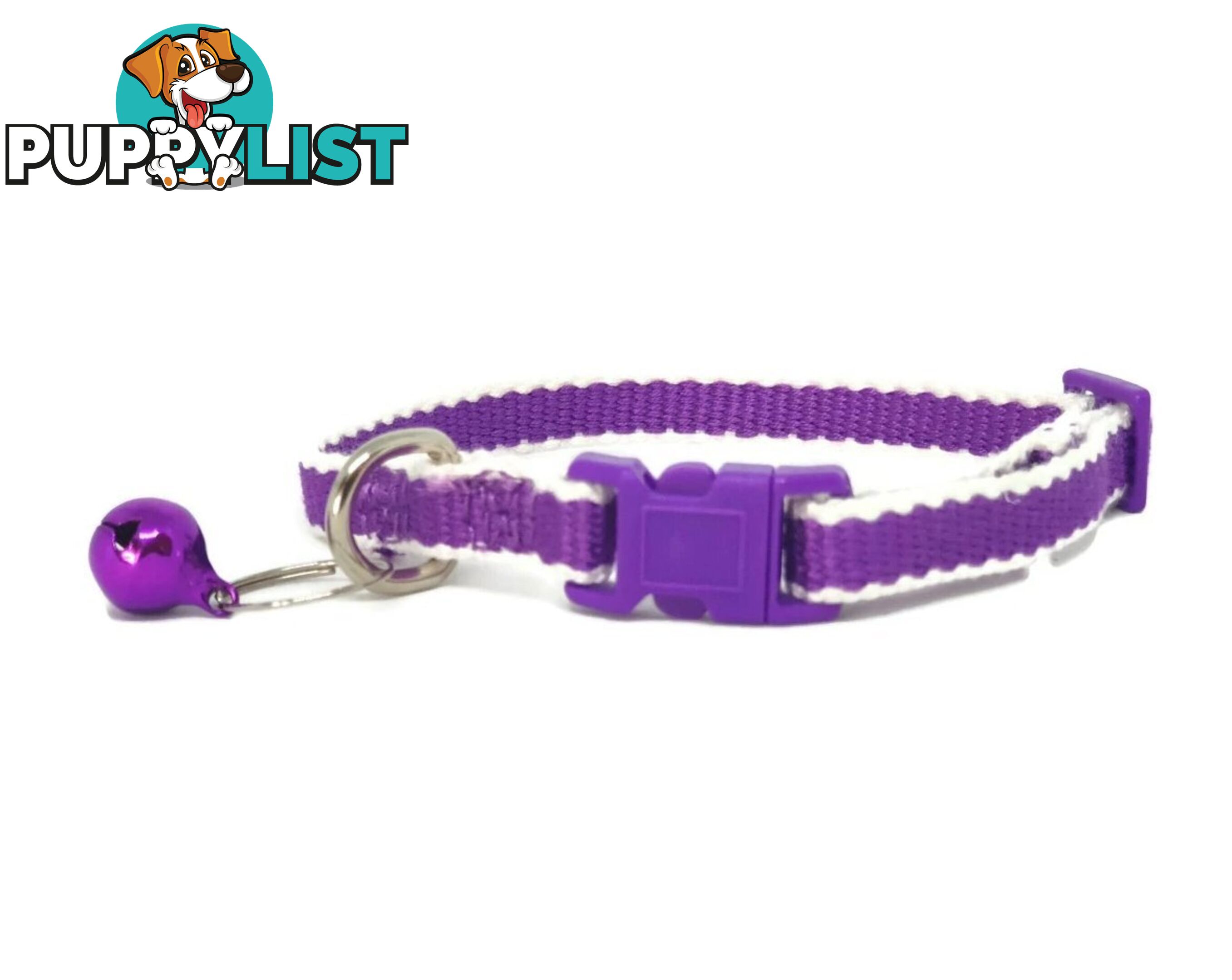 100% Pure Bamboo Fibre Cat Collar Plastic Buckle - Moondidley Pets - MDPCOLCATPNK
