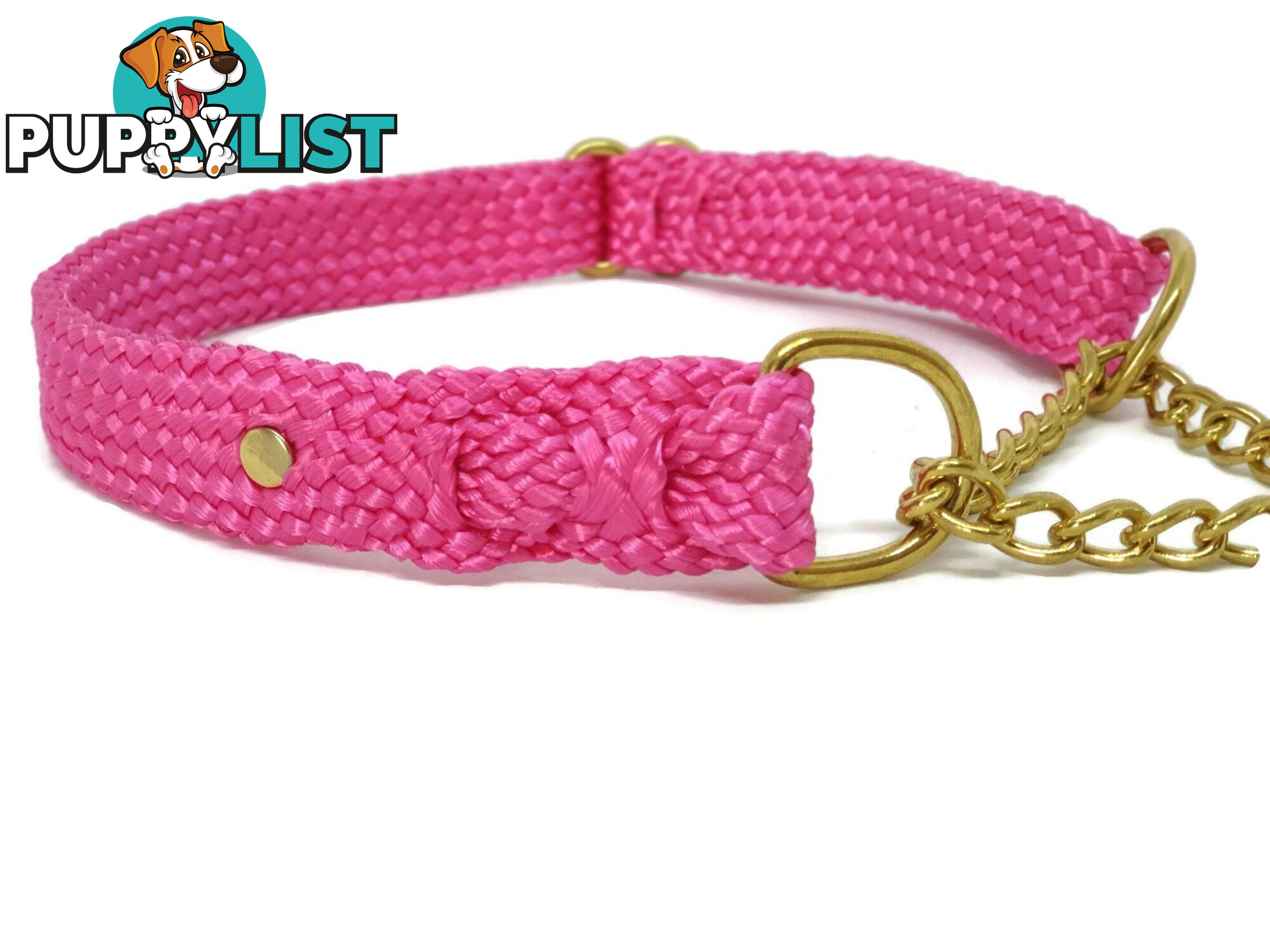 Martingale Dog Collars No Stitching Tough Yarnix - YNXCOLMARXL20HREDBLK