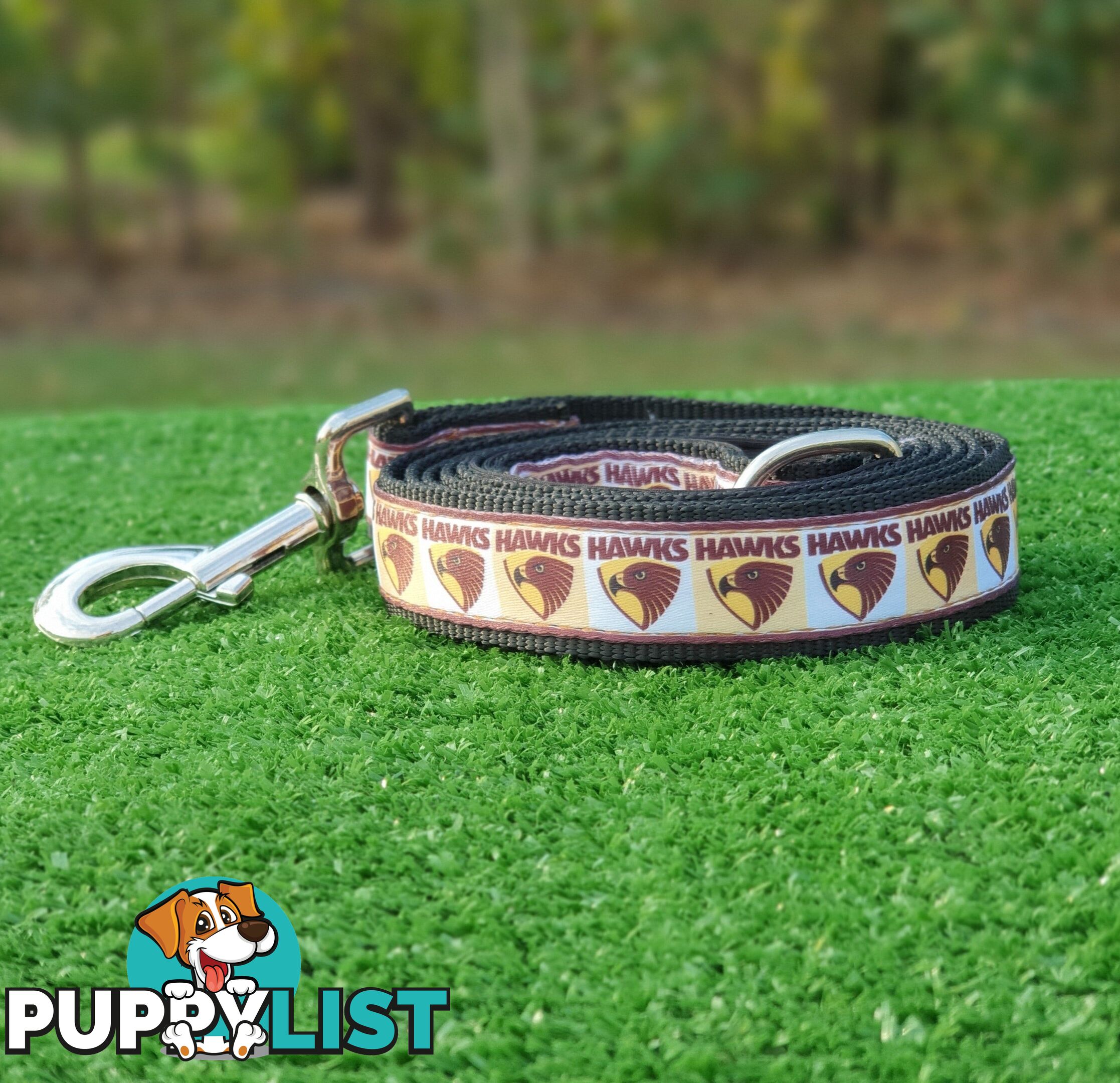 AFL Dog Leads, Footy - Aussie Rules - Moondidley Pets - MDPLDAFLGRCA