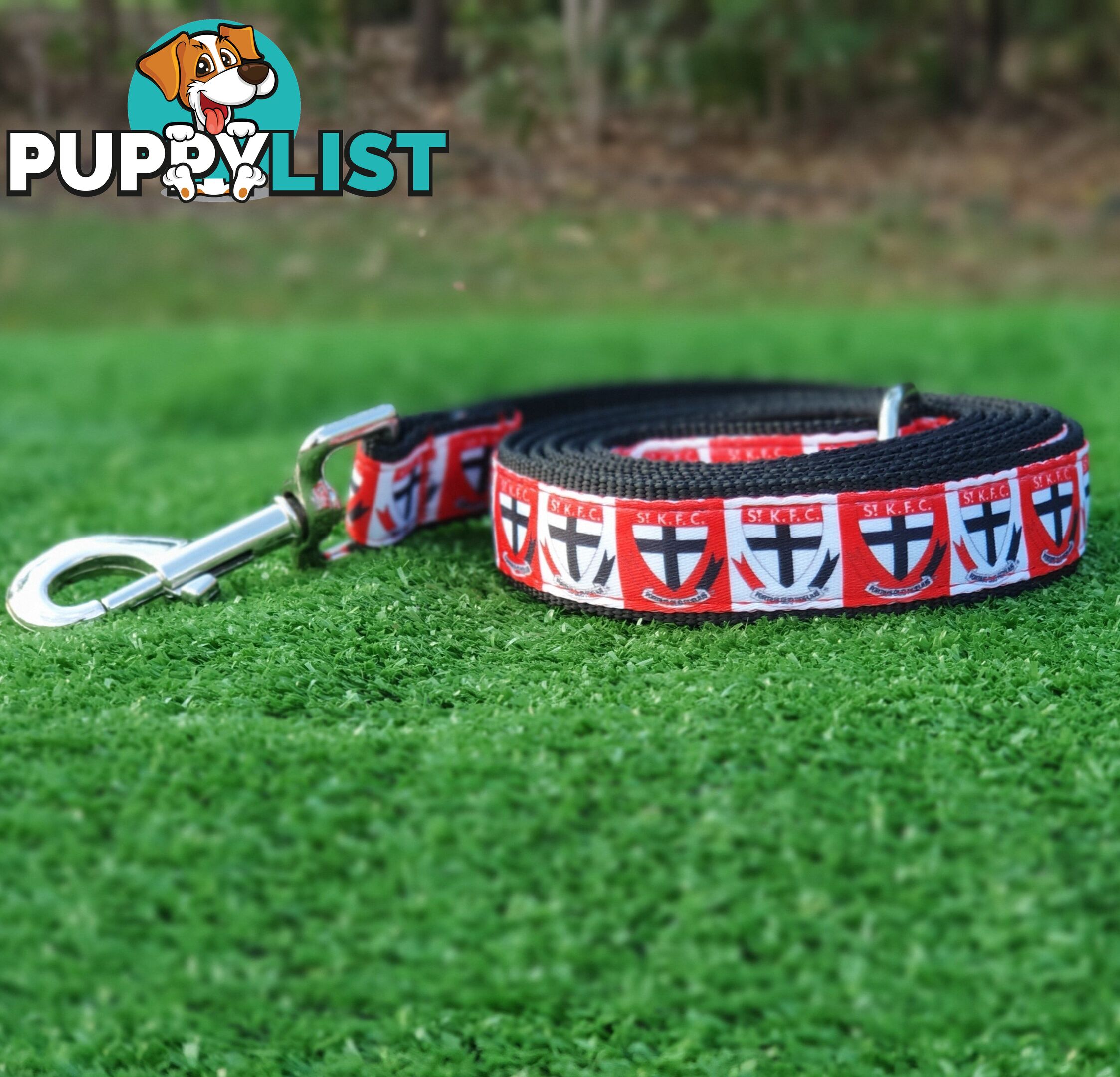 AFL Dog Leads, Footy - Aussie Rules - Moondidley Pets - MDPLDAFLGRCA