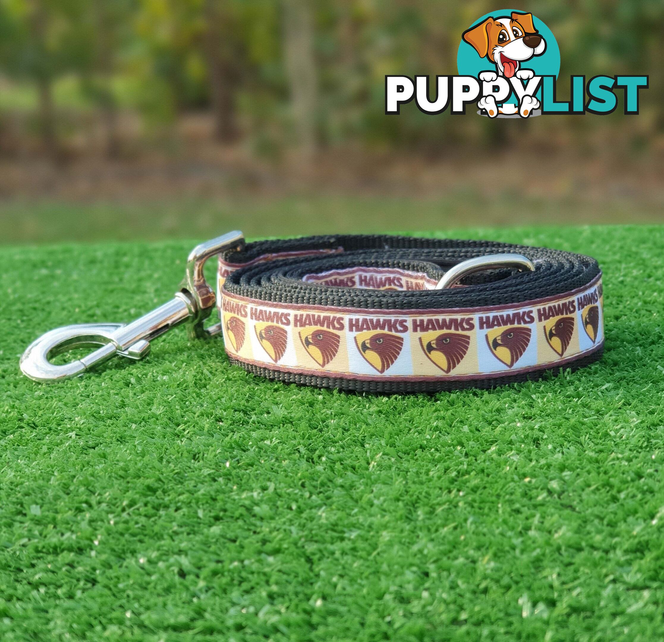 AFL Dog Leads, Footy - Aussie Rules - Moondidley Pets - MDPLDAFLGRCA