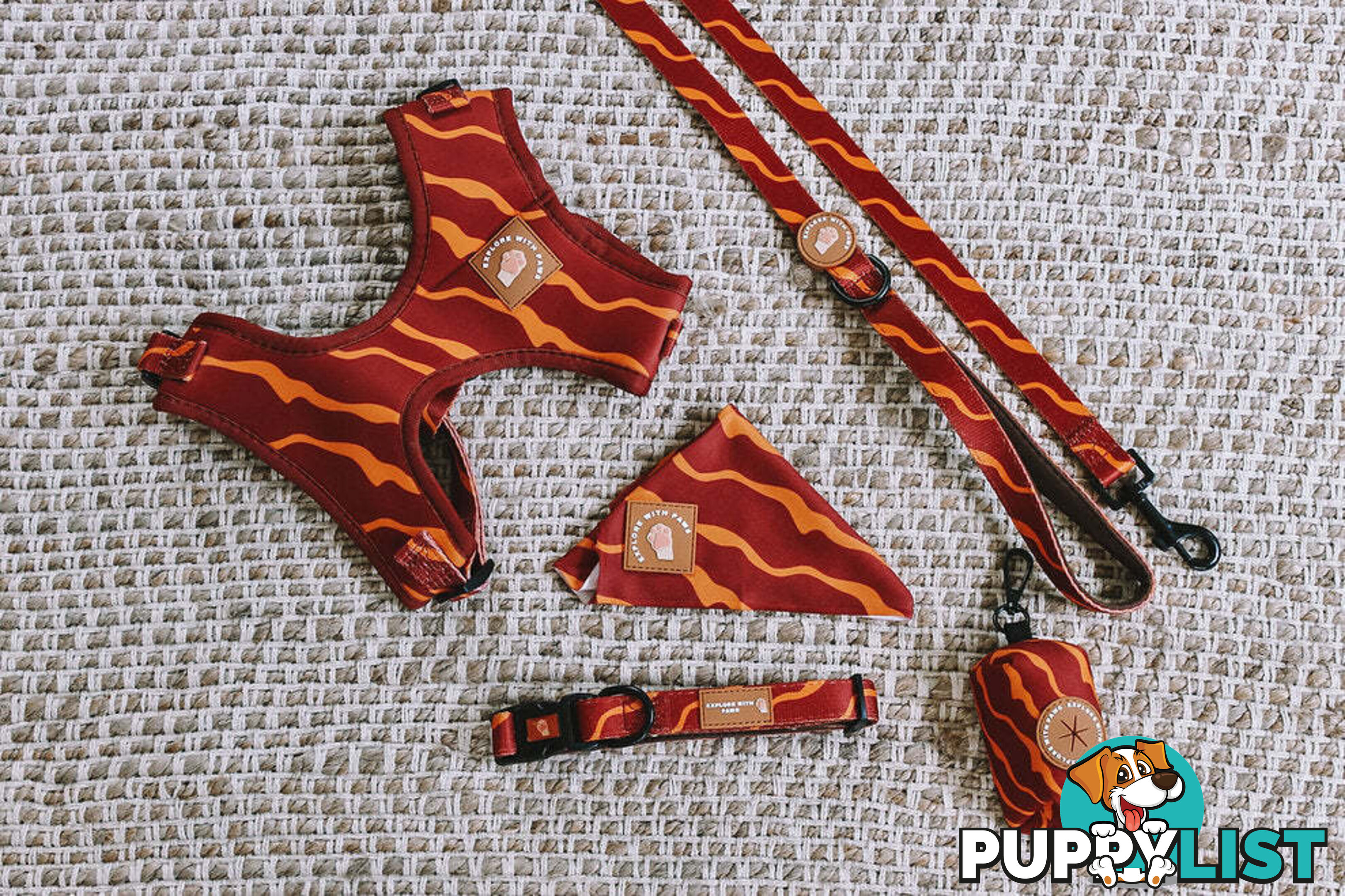 Designer Dog Harness by Explore with Paws - EWPHARPNKSN