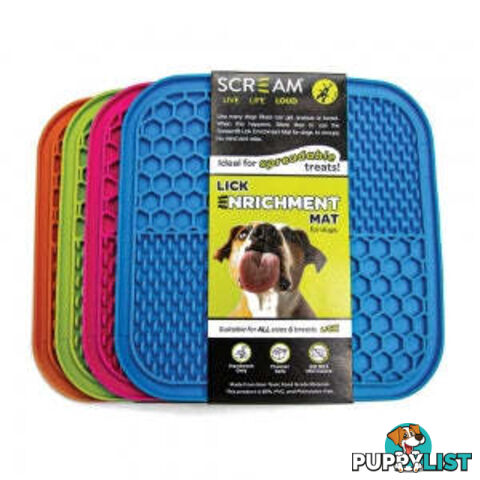 Lick Enrichment Mat - Scream - PPP-49-SLM04856