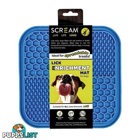 Lick Enrichment Mat - Scream - PPP-49-SLM04856