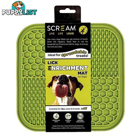 Lick Enrichment Mat - Scream - PPP-49-SLM04856