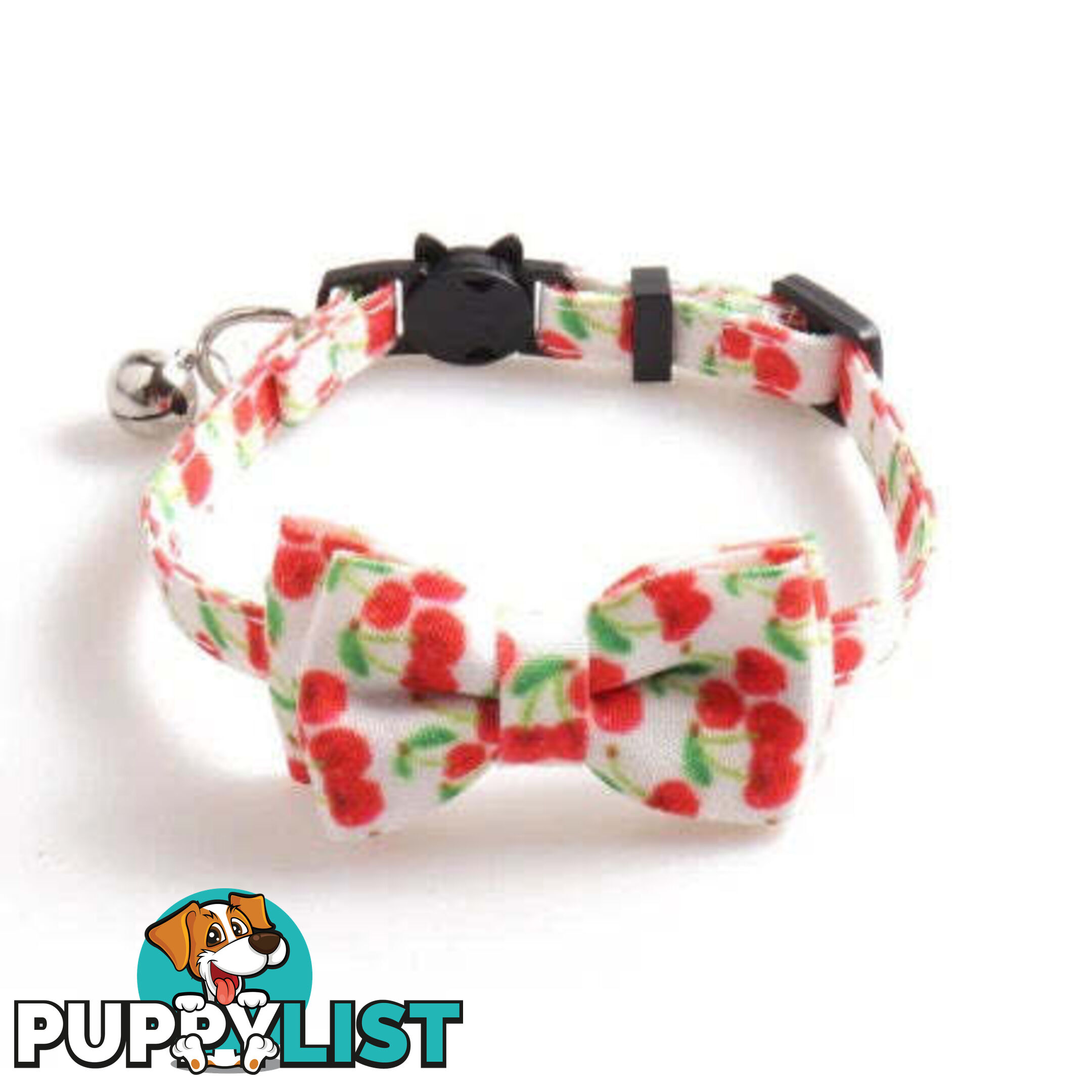 Breakaway Cat Collar & Bow Tie / XS - Hand Made by The Bark Side - TBSBRKXSSUM