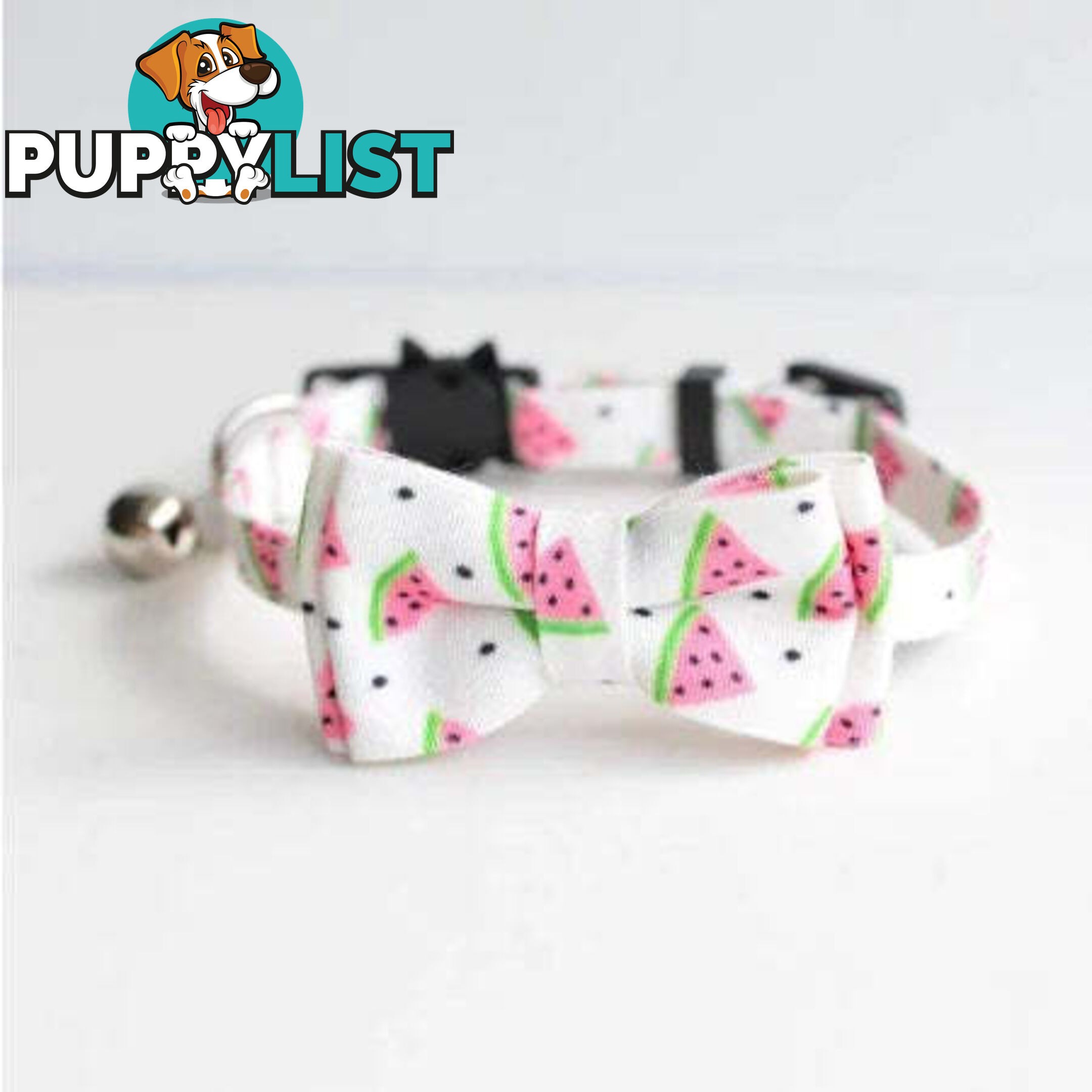 Breakaway Cat Collar & Bow Tie / XS - Hand Made by The Bark Side - TBSBRKXSSUM