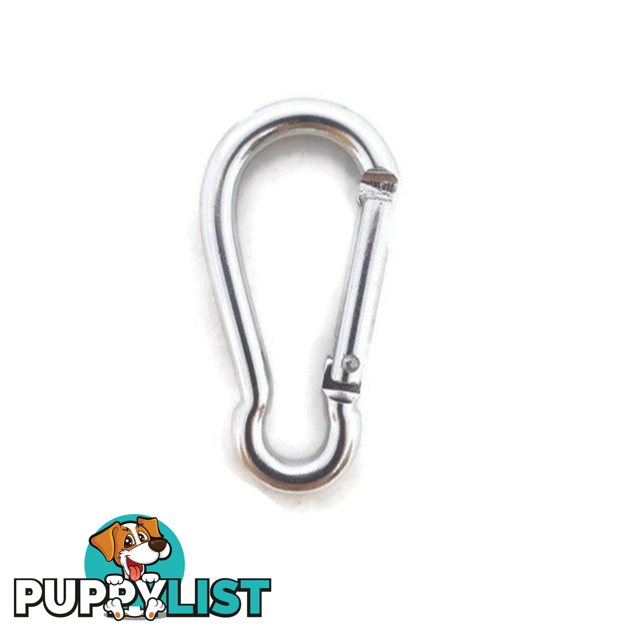 Snap Hook Carabiner - 6mm Aluminium - BNCARALUSIL