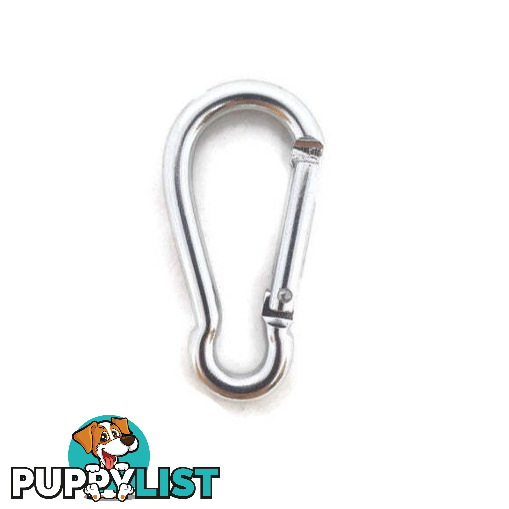 Snap Hook Carabiner - 6mm Aluminium - BNCARALUSIL