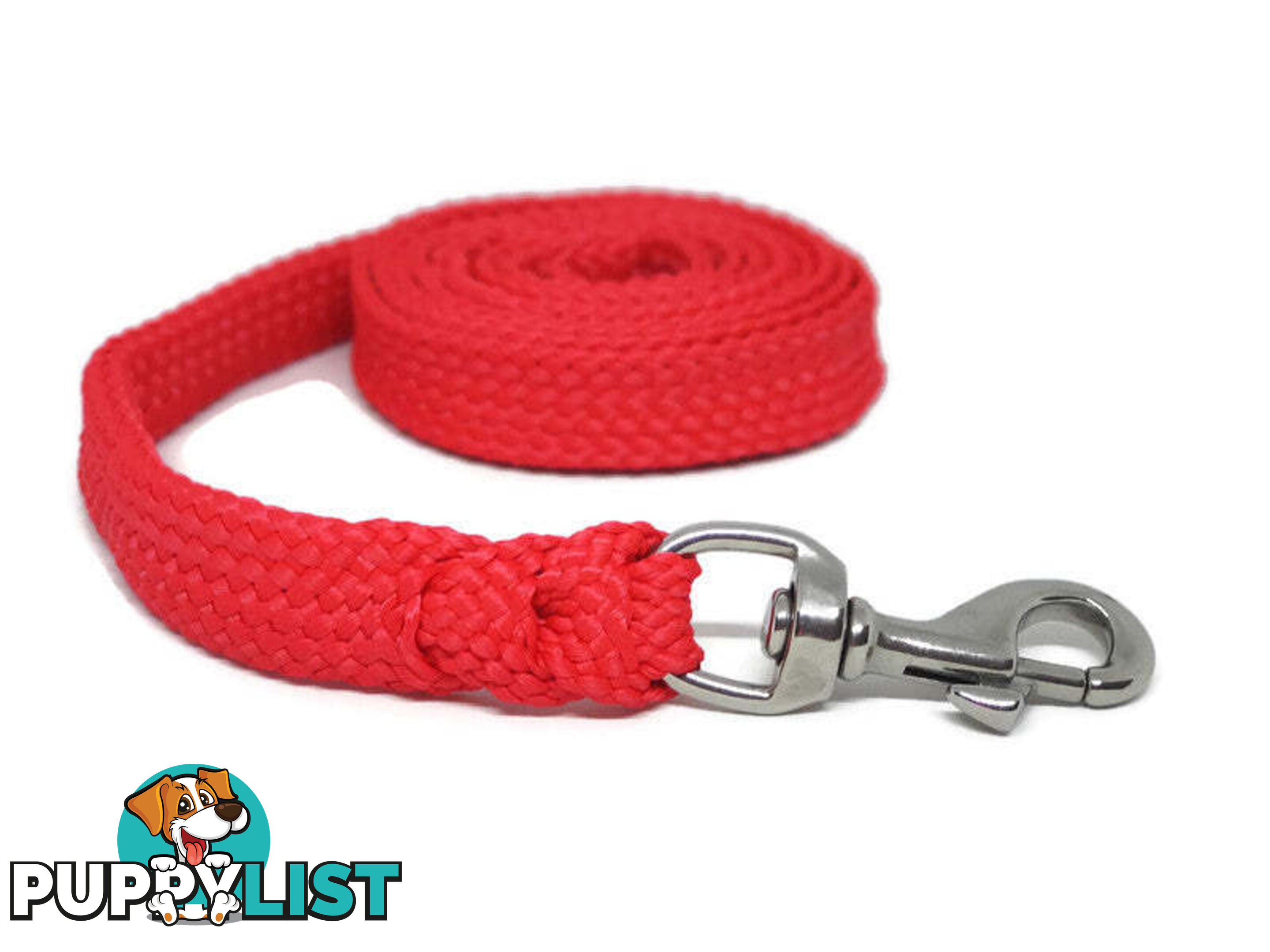 1.8m to 10m Long Dog Lead No Stitching Tough Yarnix 20mm Wide - YNXLD203BRBLKYEL