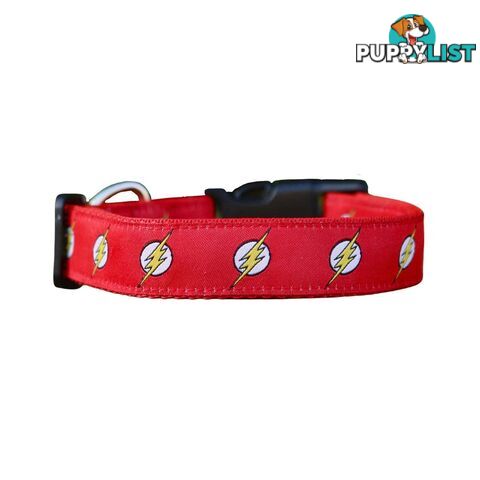 The Flash Dog Collar - Hand Made by The Bark Side - TBSFLAXS