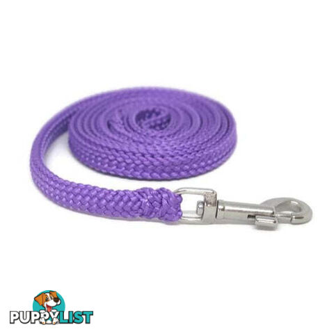1.8m to 10m Long Dog Lead No Stitching Tough Yarnix 10mm Wide - YNXLD10-3-PNK-SS