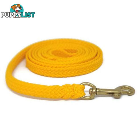 1.8m to 10m Long Dog Lead No Stitching Tough Yarnix 10mm Wide - YNXLD10-3-PNK-SS