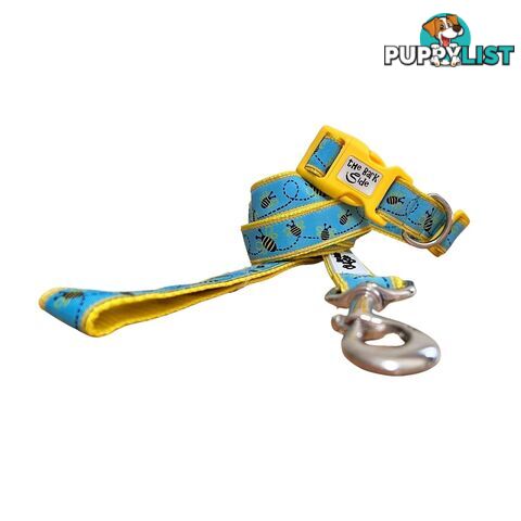 Bumble Bee Dog Lead / Dog Leash - Hand Made by The Bark Side - TBSLDBUM251.2