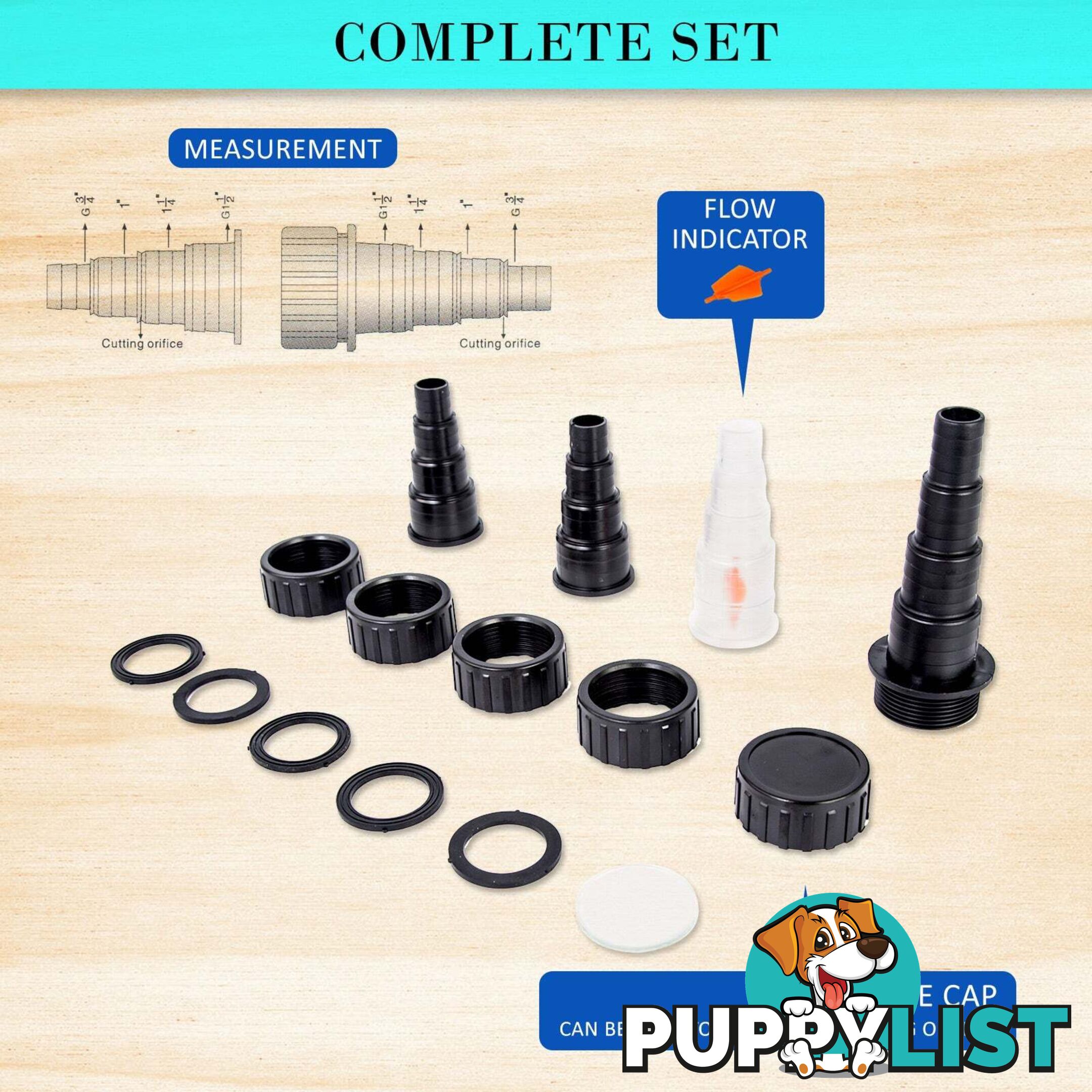 Aquarium Garden UV Light Pond Filter Set 10000L/H - V274-AQ-CPF250-15