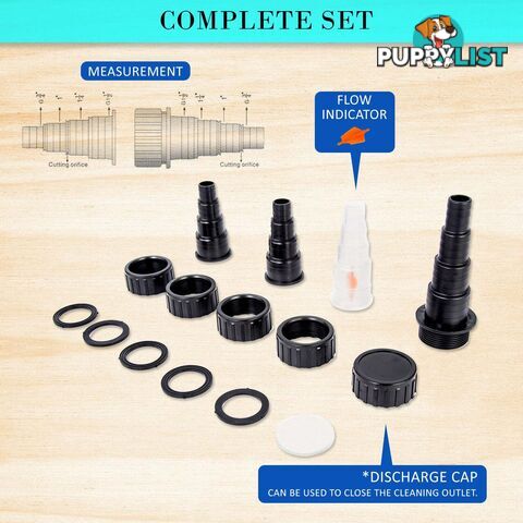 Aquarium Garden UV Light Pond Filter Set 10000L/H - V274-AQ-CPF250-15