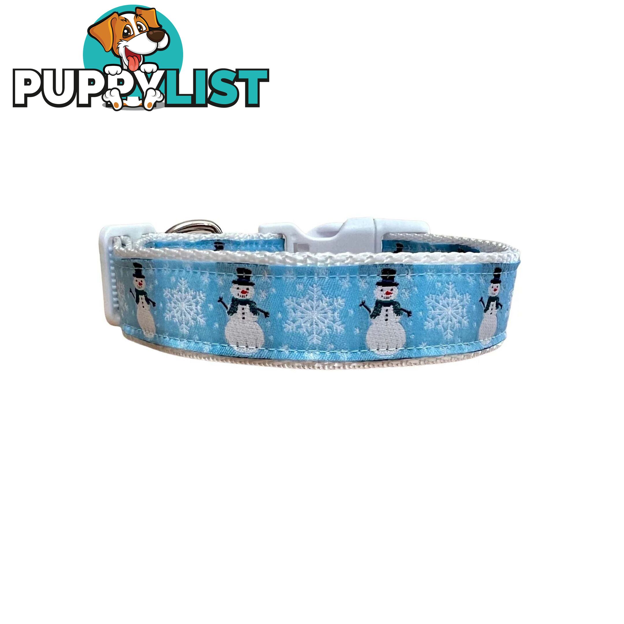 Christmas Dog Collar / Reindeer / Santa / XS - L - Hand Made by The Bark Side - TBSCHRSMLHO