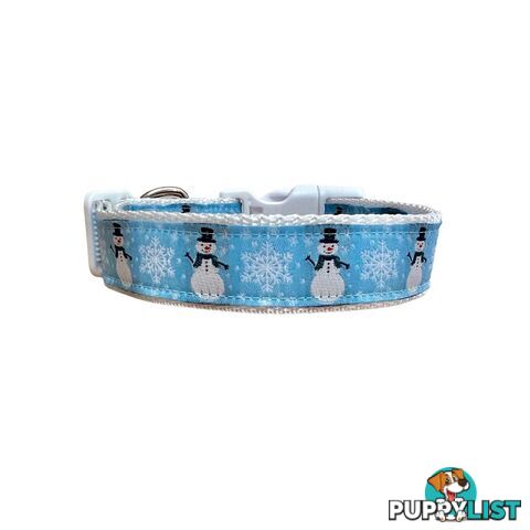 Christmas Dog Collar / Reindeer / Santa / XS - L - Hand Made by The Bark Side - TBSCHRSMLHO