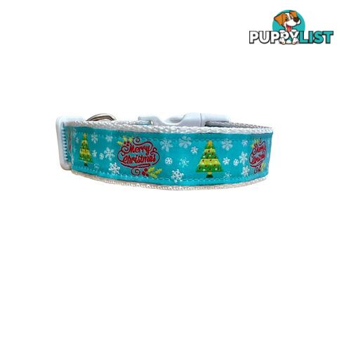 Christmas Dog Collar / Reindeer / Santa / XS - L - Hand Made by The Bark Side - TBSCHRSMLHO