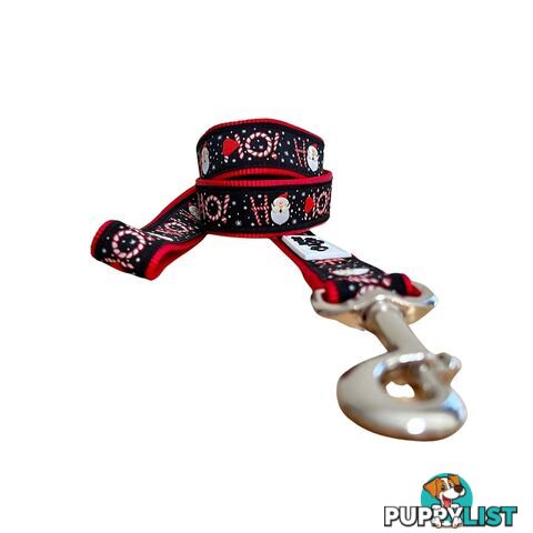 Christmas Dog Lead / Dog Leash - Hand Made by The Bark Side - TBSLDCHRMER251.2