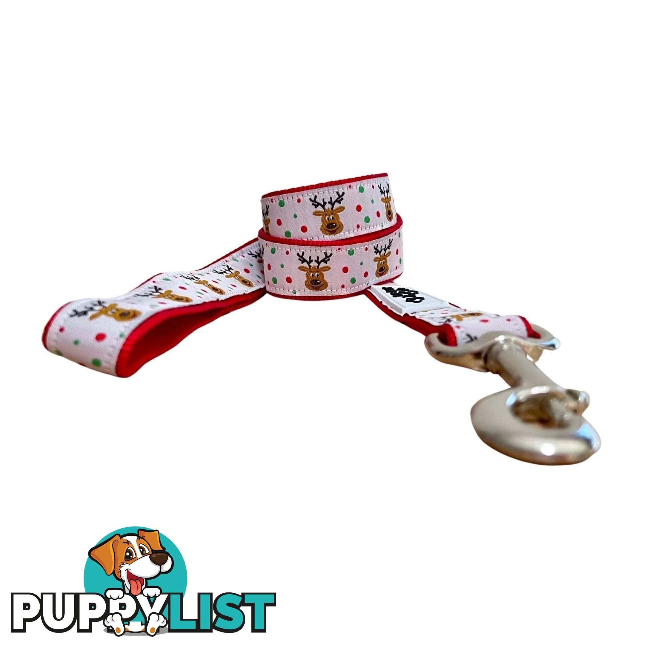 Christmas Dog Lead / Dog Leash - Hand Made by The Bark Side - TBSLDCHRMER251.2