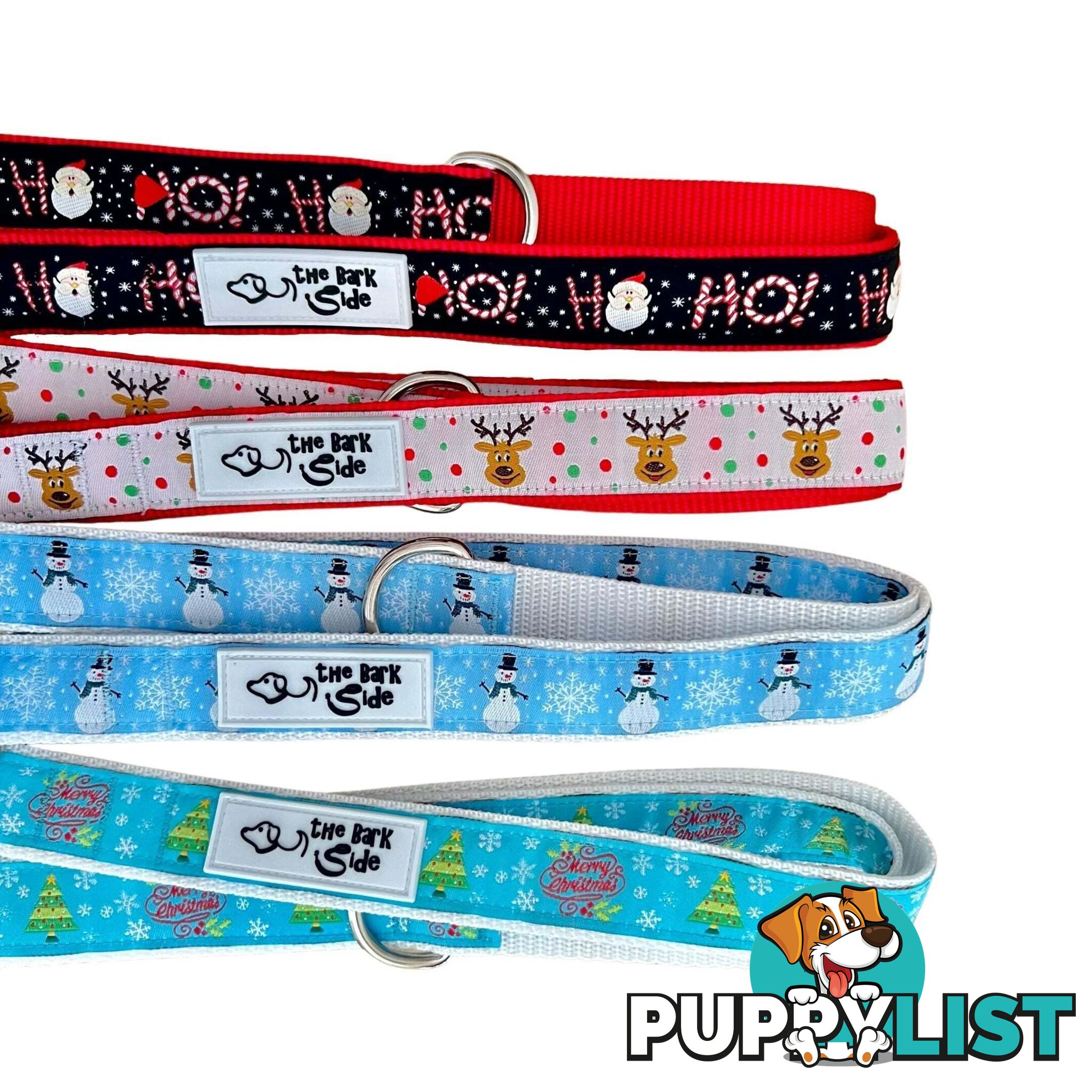 Christmas Dog Lead / Dog Leash - Hand Made by The Bark Side - TBSLDCHRMER251.2