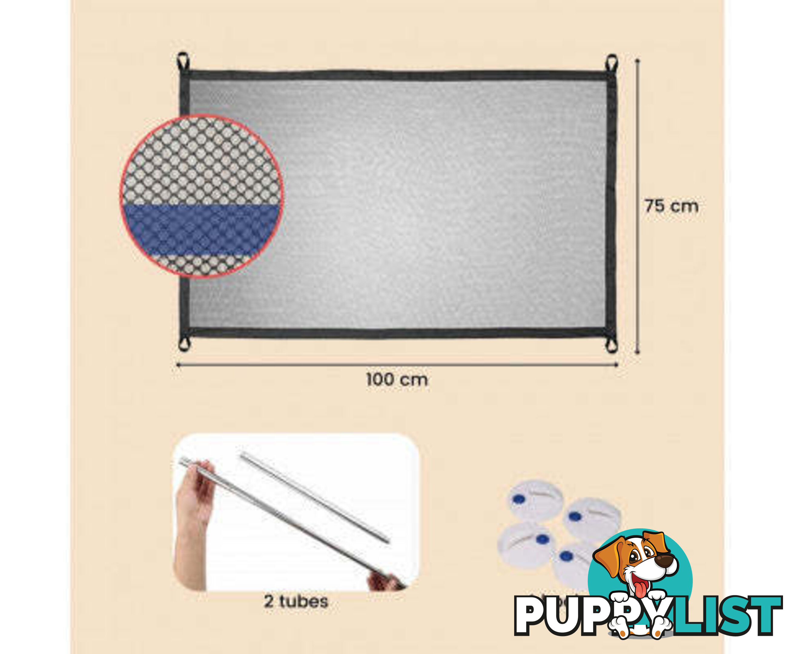 Floofi Pet Safety Barrier - V227-3331641002990