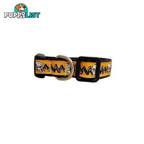 Snoopy Dog Collar - Hand Made by The Bark Side - TBSSNOOPSML