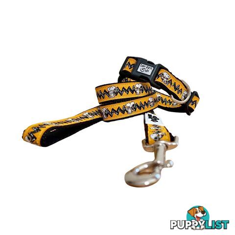 Snoopy Dog Collar - Hand Made by The Bark Side - TBSSNOOPSML